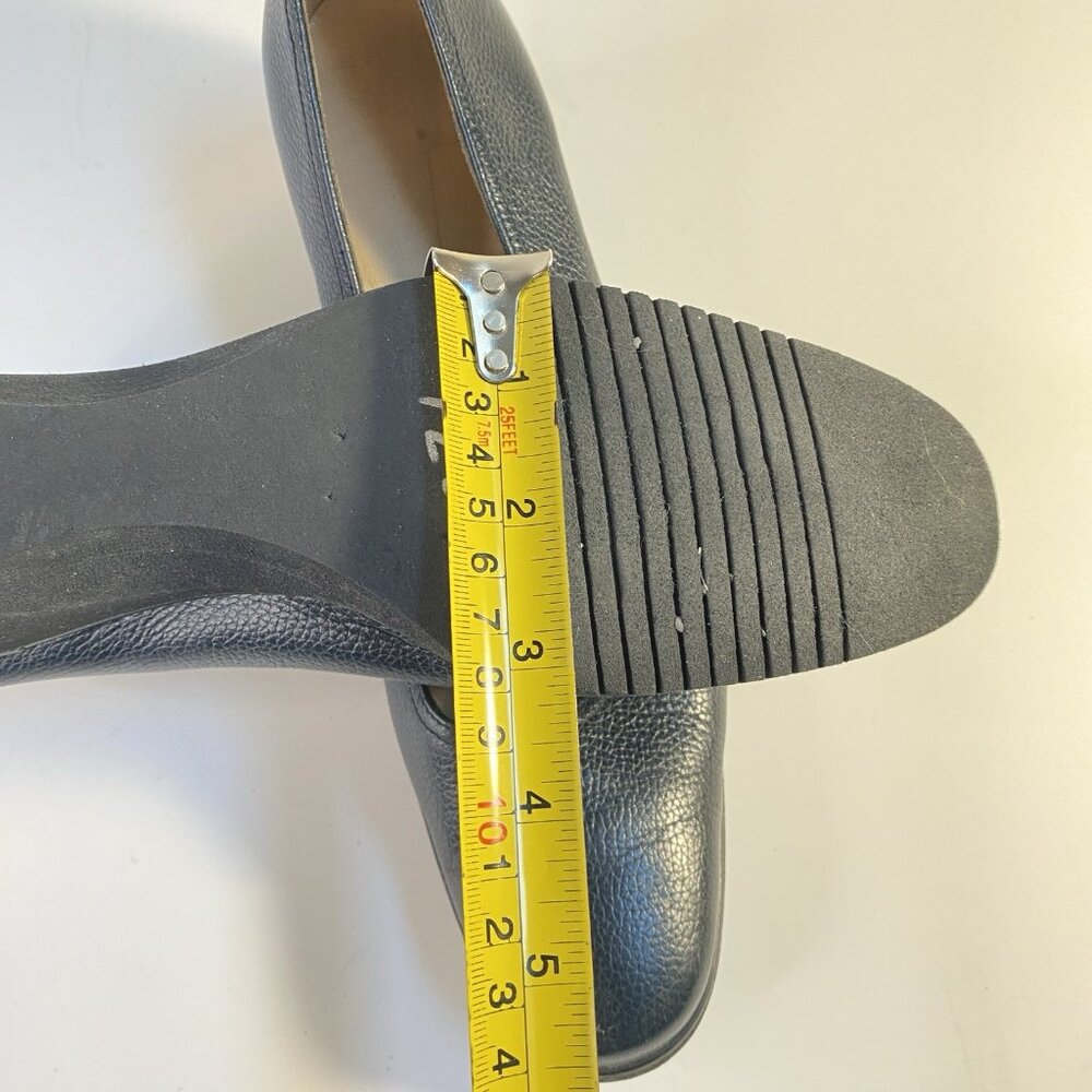 Salvatore Ferragamo Italian Boutique Womens Shoes Wedge Flats Size 8 Black - Picture 11 of 12